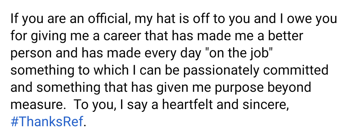 DanaPappasNFHS's tweet photo. My personal appreciation post for NFHS Fall Sports Officials Appreciation Week is too long for X, so I am including the screenshots of my gratitude below. #ThanksRef https://t.co/XmaU9FJcN2
