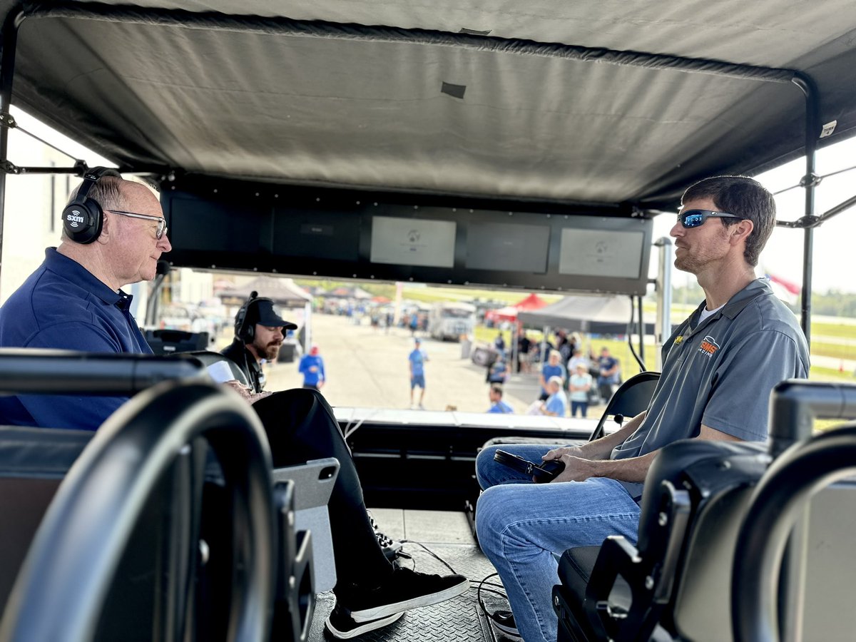 Jumping up on the box now, it’s @GrantEnfinger! #WeAreGMS | #NASCAR | #TeamChevy