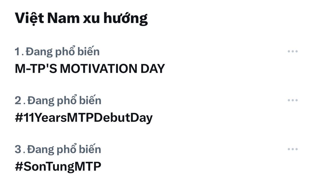 Trend chưa tới 15 phút 😙😙😙 M-TP'S MOTIVATION DAY @sontungmtp777 #11YearsMTPDebutDay #SonTungMTP