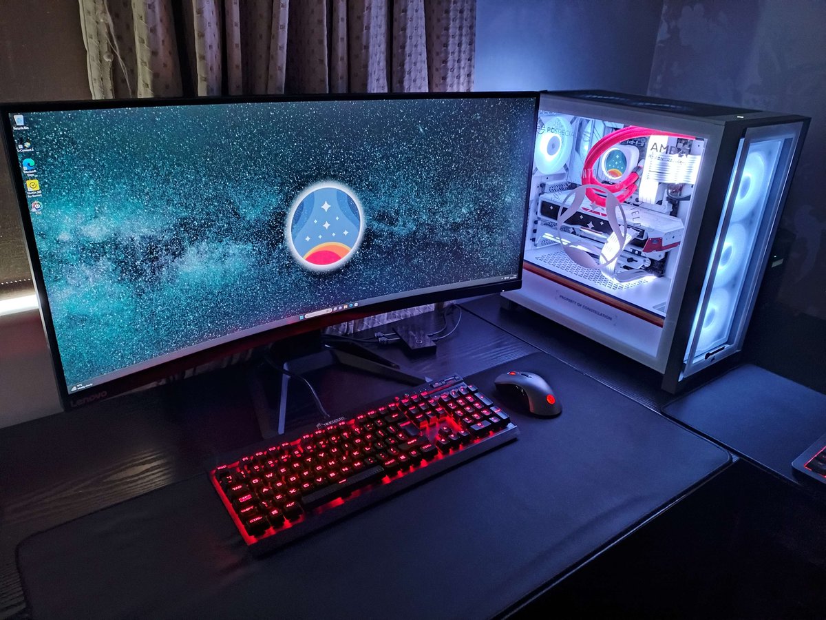 micsim35's tweet image. Many thanks to the guys at @PCSpecialist @StarfieldGame @BethesdaStudios @AMD_UK  for this bonkers #freepc I won in the recent Twitter competition to come up with a ship name