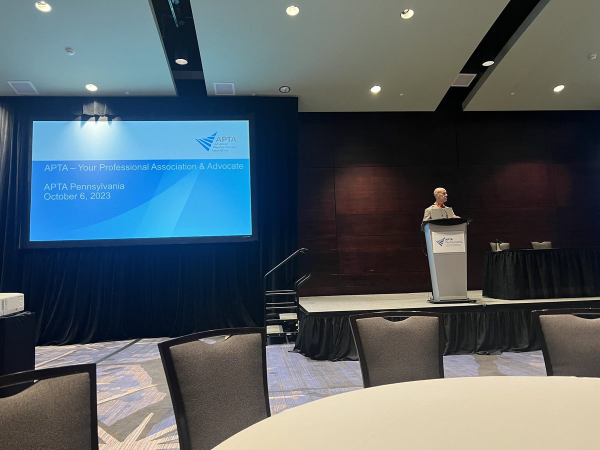 dpt_caro's tweet photo. our @APTAtweets president giving the @APTA_PA #MovePA keynote! https://t.co/HxECCTTHjU