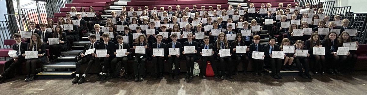 Congratulations to all the students <a href="/PoyntonHigh/">Poynton High School</a> who were recognised today for being the top performers in terms of House Points in the last fortnight.  Great result!