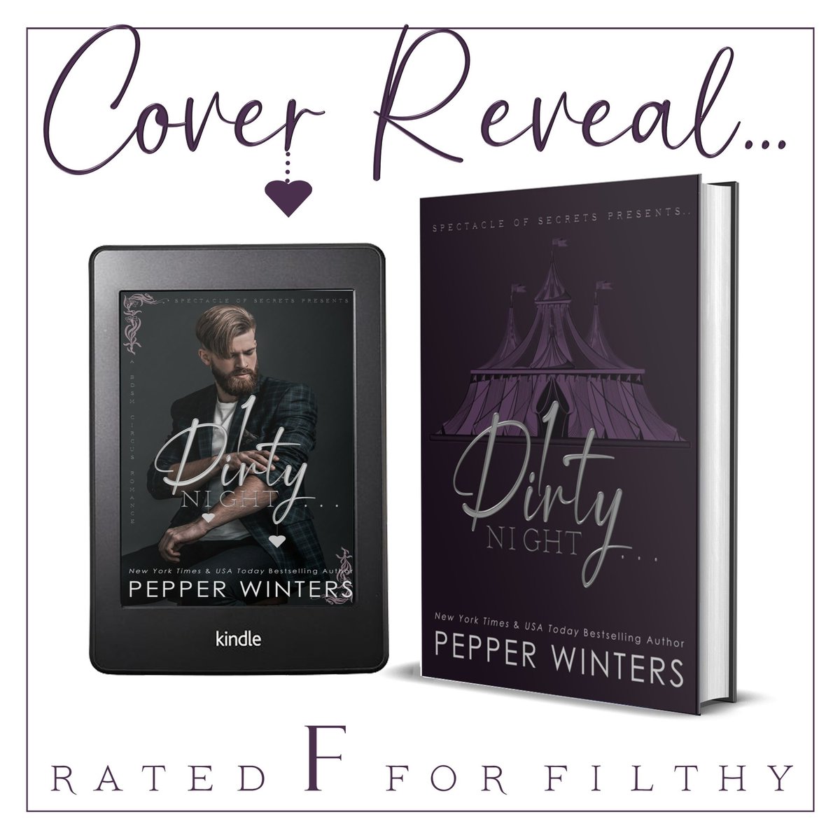 JilynM's tweet photo. ONE DIRTY NIGHT by Pepper Winters

For the first time in years, Pepper is releasing a standalone. And it’s the hottest, dirtiest book she’s ever written. No seriously, it’s beyond naughty. It won’t just melt your kindle, it will burn your house down. https://t.co/KitpjCJMAq