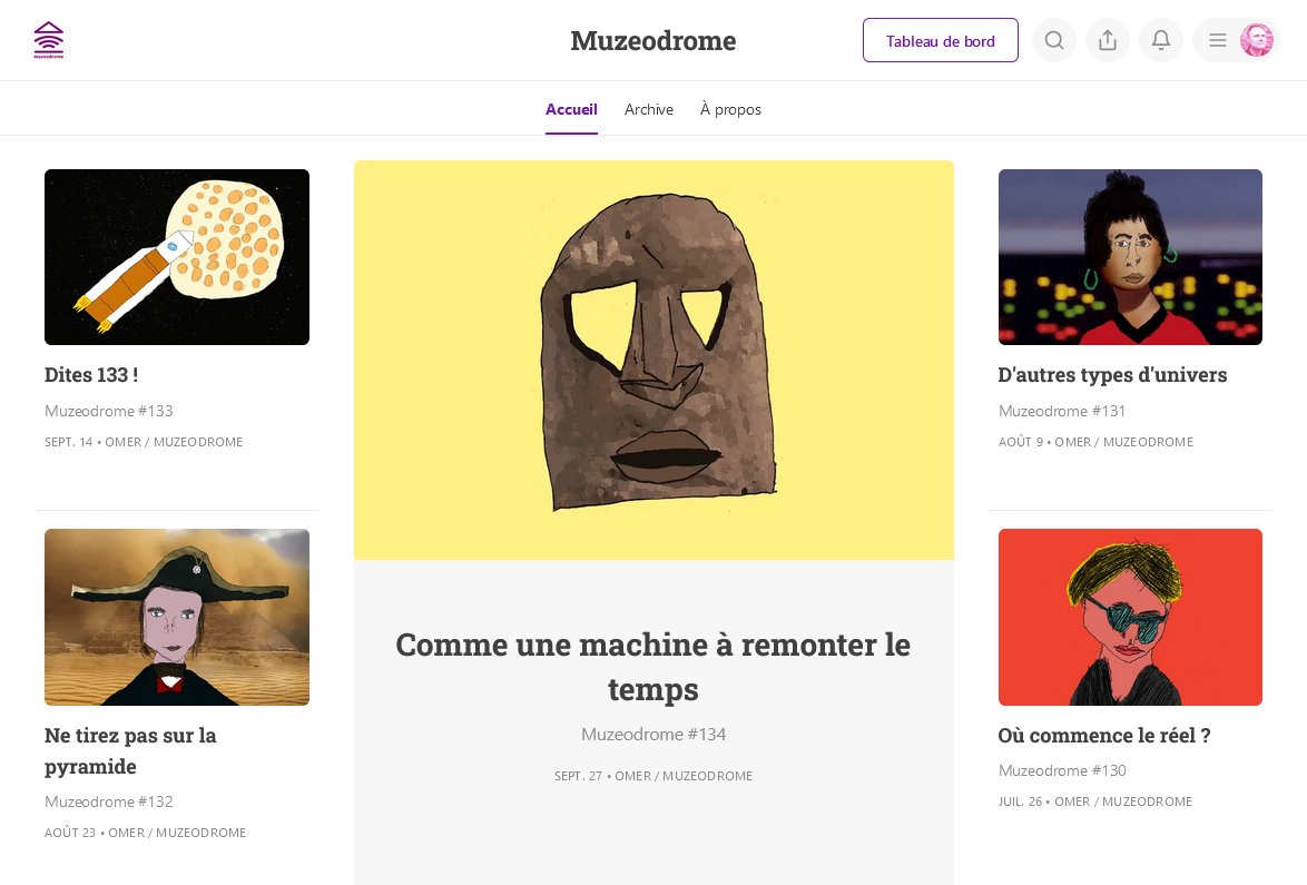 Le 4 novembre 2023, @Muzeodrome fêtera ses quatre ans 🎂🎂🎂🎂

En sous-marin, je vous prépare quelques petites surprises. 🎉🎉🎉🎉

Pour ne rien rater, je vous invite (si ce n'est pas encore fait) à vous abonner à l'infolettre 💌 💌 💌 💌

-> muzeodrome.substack.com

#Infolettre