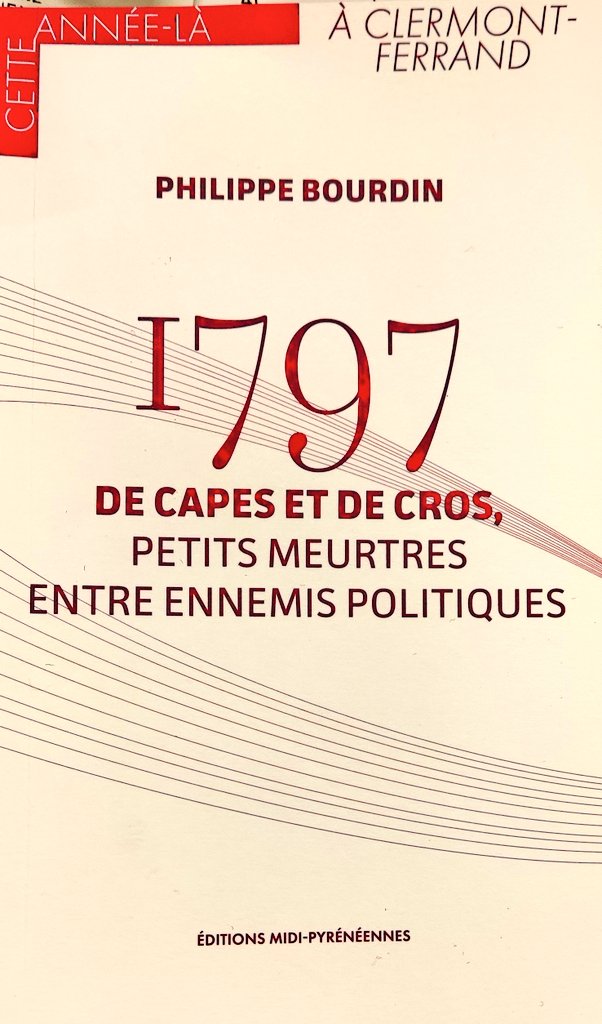 📢 Nos membres en dédicace demain samedi 7/10 aux <a href="/rdvhistoire/">Rendez-vous-histoire</a>.
Sur notre stand (n°173), Philippe Bourdin pour "De capes et de crocs", de 10h à 11h et Marion Pouffary pour son Robespierre de 14h à 15h.
Sur celui du CTHS (n°58), Côme Simien pour ses maîtres d'école, de 14h à 15h.