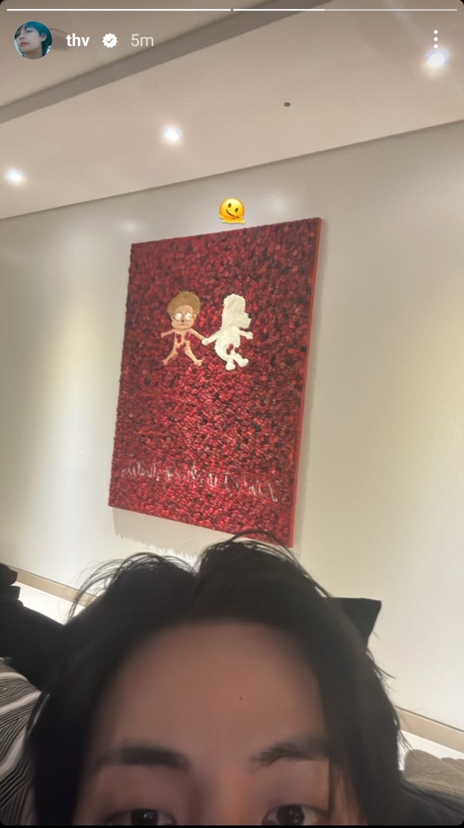 06.10.23| TAEHYUNG Instagram story update

🐯: 🫠

🔗: instagram.com/stories/thv/32…