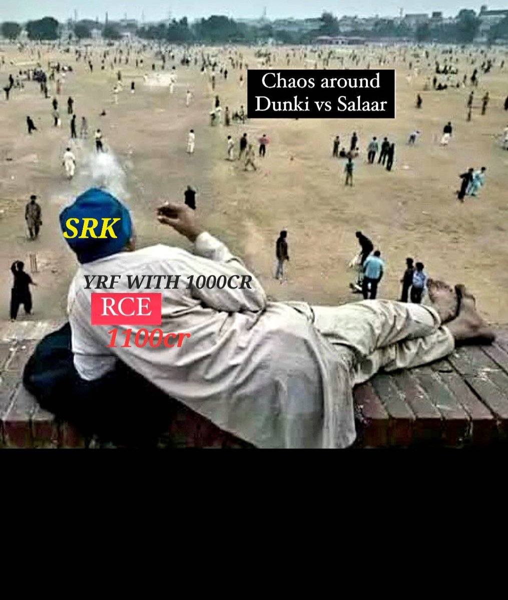 cyrlreg's tweet photo. No tension for #Dunki
Another mega blockbuster #Dunki
#SRK #taapse #rajkumarHirani
#Dunki vs. #Salaar
#Dunki22ndDecember https://t.co/3ZHPW1hAGC