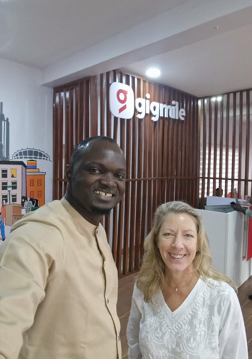 gigmile's tweet photo. Today, we hosted one of our favourite Angel investors, Kiendel Burritt, Founder of Digital Africa Investments.

Kiendel has extended tremendous support towards our vision and it was great meeting with her today. 

#gigmile #financialinclusion https://t.co/mbKRF0Pg6p