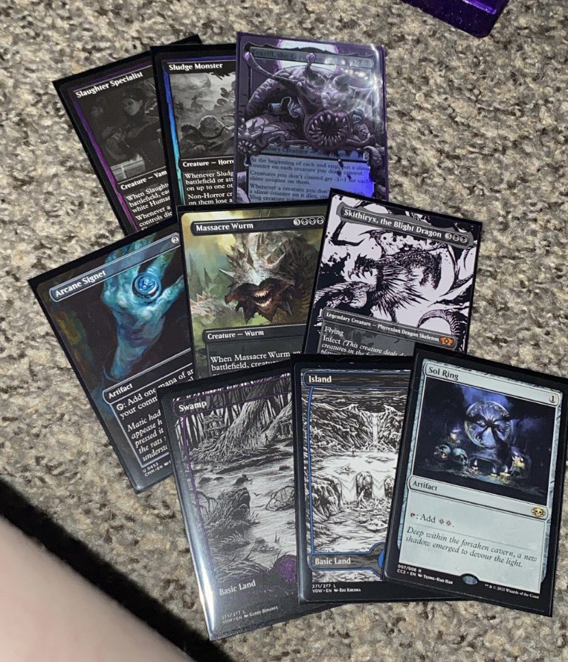 my beautiful slimy son and his spooky friends 💜 

super cool overlay from <a href="/NotDeadDesigner/">The Not Dead Designer</a> [: