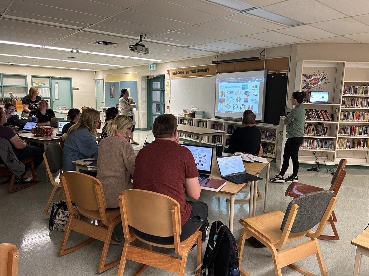 MacjanetJay's tweet image. Privilege of attending professional development at Lady Mackenzie Public School this morning. Engaged staff and a lot of learning around Strand B of the new Language Curriculum and High Impact strategies in mathematics! Great things at TLDSB!