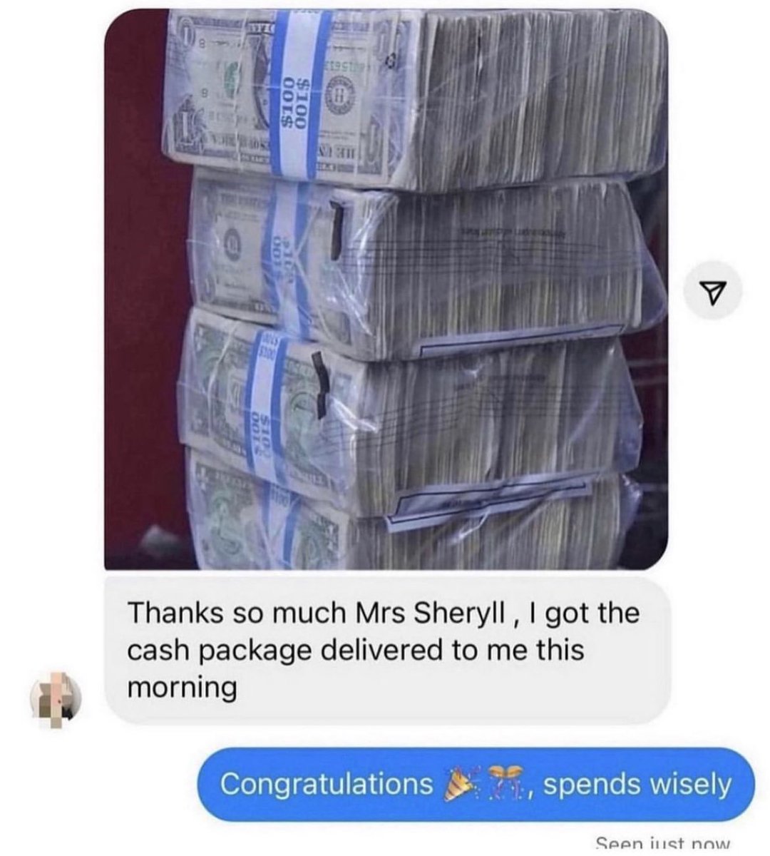 Congratulations to you