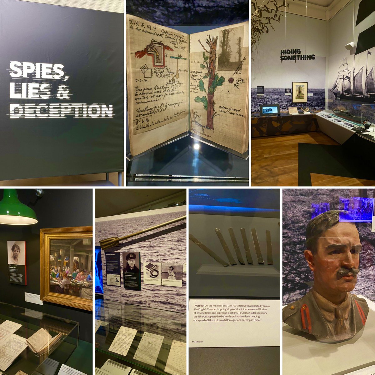 Spies, Lies & Deception exhibition at @I_W_M is well worth a visit. I visit a lot of exhibitions but I felt this one was worth a particular mention as it is so rich in amazing objects and human stories. 🏛️🕵️‍♀️ Well done to all involved👏 *both museum and exhibition are free entry.