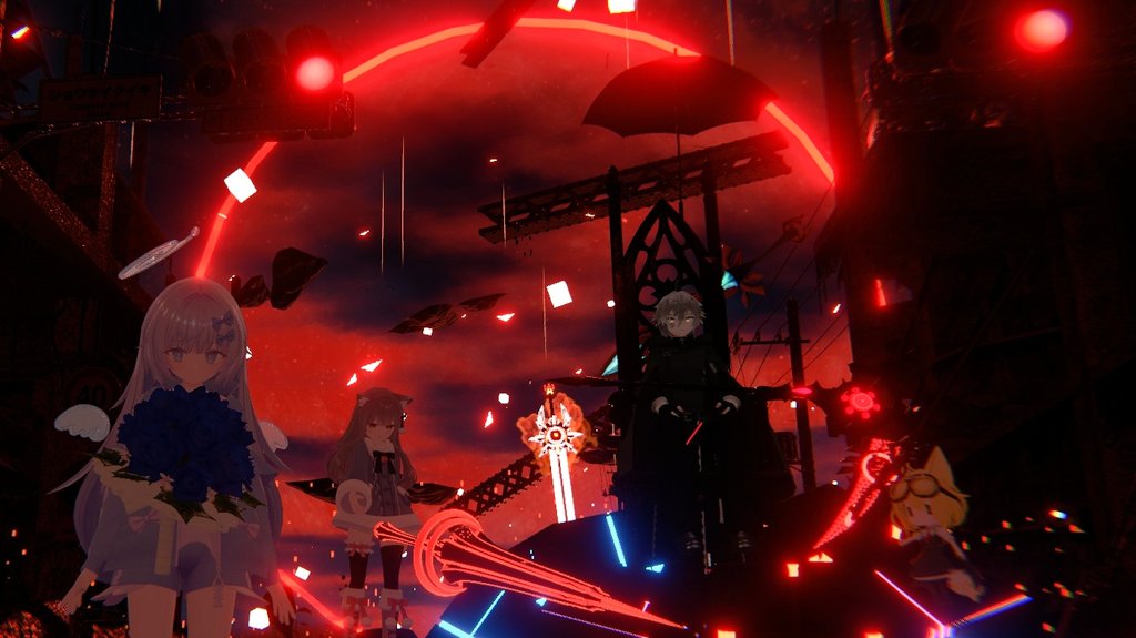 nina___puchi's tweet photo. 秘密基地VRChat部 https://t.co/hvVUbRFGLP