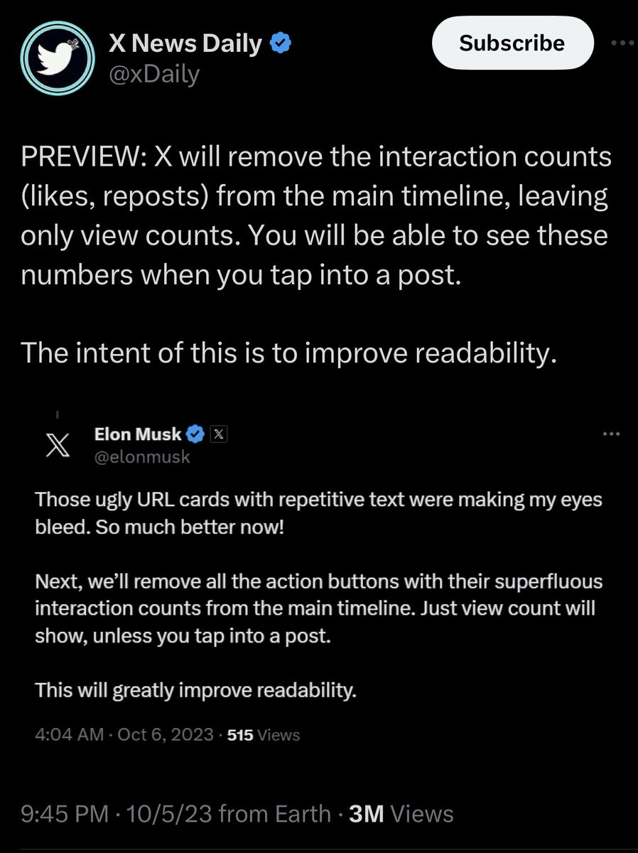 This is a good idea. Showing off your likes and rts is the moral equivalent of a soldier with a necklace of ears from people he’s killed. Besides, I don’t get any likes or rts anyway.