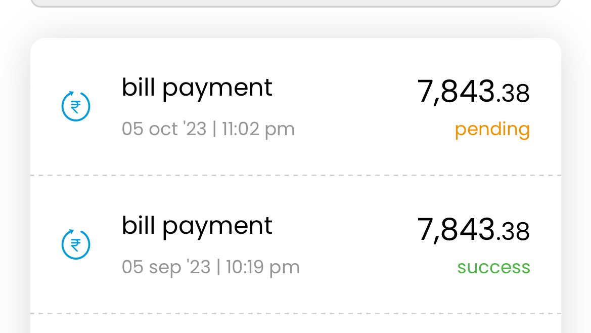 myself_CP's tweet photo. @postpeapp I had tried making payment several times via different payment mode and banks on the due date.
Amount was deducted and payment was showing in process. However I tried making payment from different account also but due to your system issues it got failed. https://t.co/S6dtRmVYgy