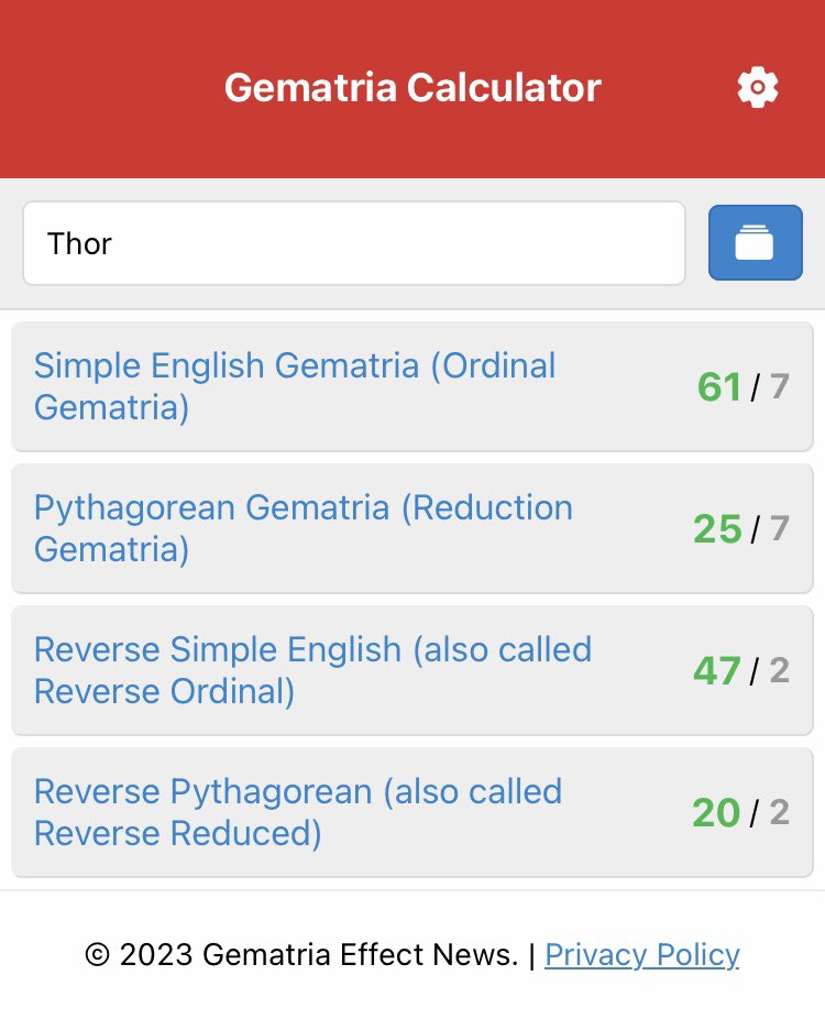 AnimusDCoder's tweet image. #Thor and #Loki are a 4-way match in #Gematria, but in different ciphers.
As you would expect based on their relationship and personalities.
Jupiter ♃ vs Mercury ☿.
If I did have doubts that English #Gematria is a thing (which I don’t), then I wouldn’t after seeing this.
