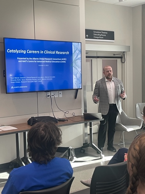 Last night <a href="/JoinACRC/">ACRC</a> teamed up with @CAMSNAIT to present Catalyzing Careers in Clinical Research! The ACRC team was stoked to share how the students can support #clinicaltrials during their careers! And of course, the night ended in an awesome #clinicalresearch-themed simulation!