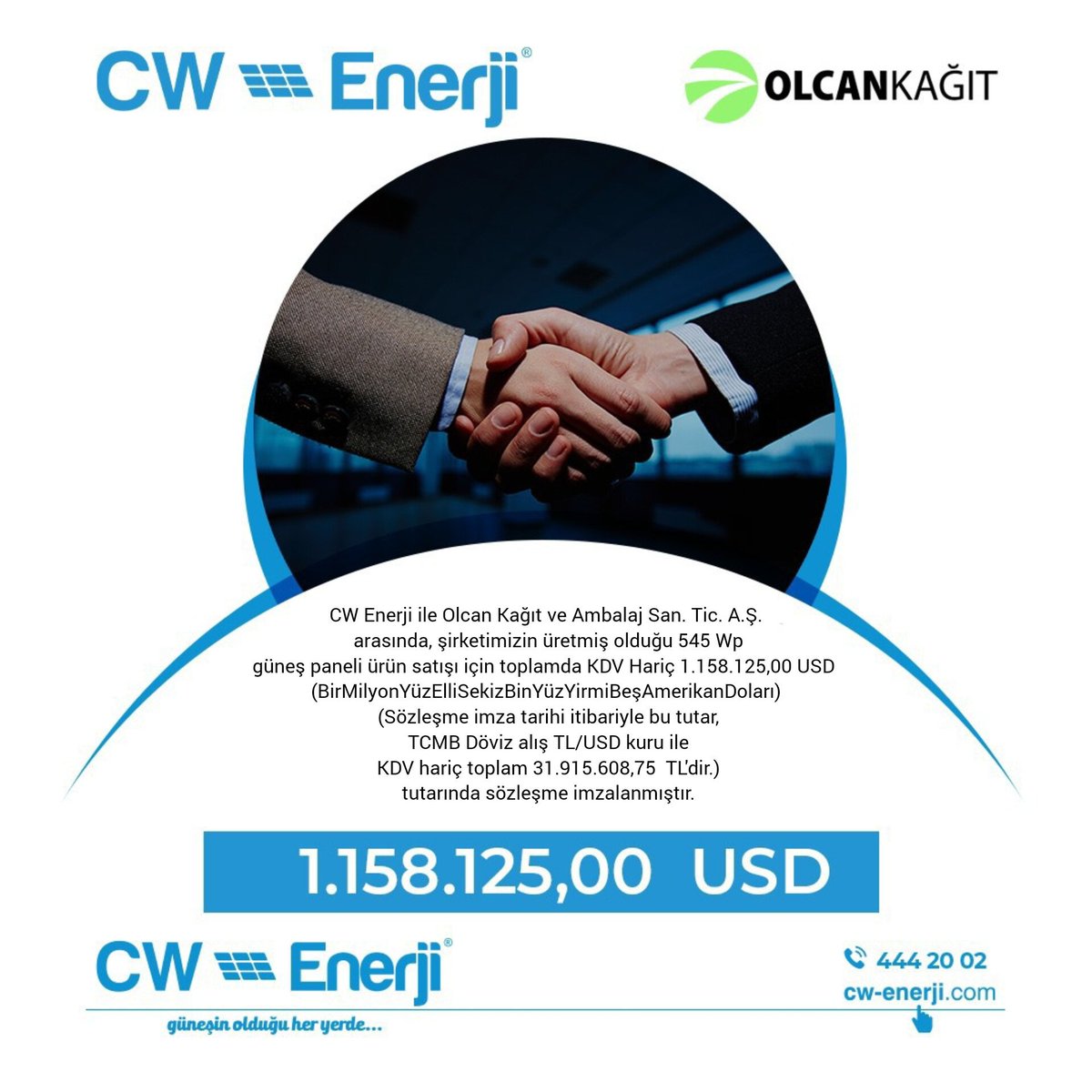 CWEnerji's tweet photo. Yeni İş İlişkisi Bildirimi📢

#cwene #cwenerji https://t.co/7lA5ISMHhe