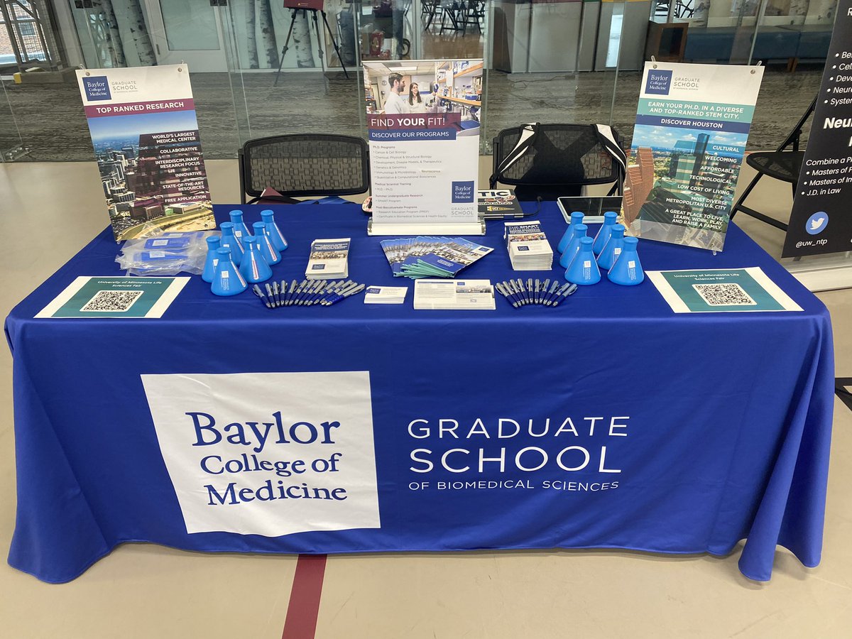 Looking forward to meeting some great students at the @UMNews Life Sciences Fair! @bcmhouston @BCM_GradDiverse @BCM_SMART