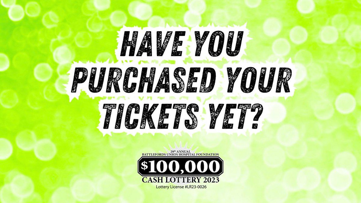 Previous Purchaser deadline is TODAY at 6PM!!!

Get your tickets today to be eligible for all remaining draws, including the 8 Bonus Draws for $2,500 next Friday!

Have you purchased your tickets yet?

Order online: secure.buhfoundation.com
Call: 1-888-946-4284

#buhfoundation