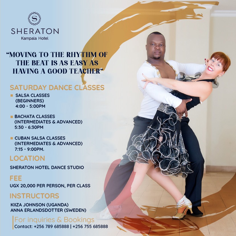 BLVKampala's tweet image. Learn some new steps! Sheraton Hotel this weekend 
#Beyondlatinvibes 
#sheratonhotelkampala