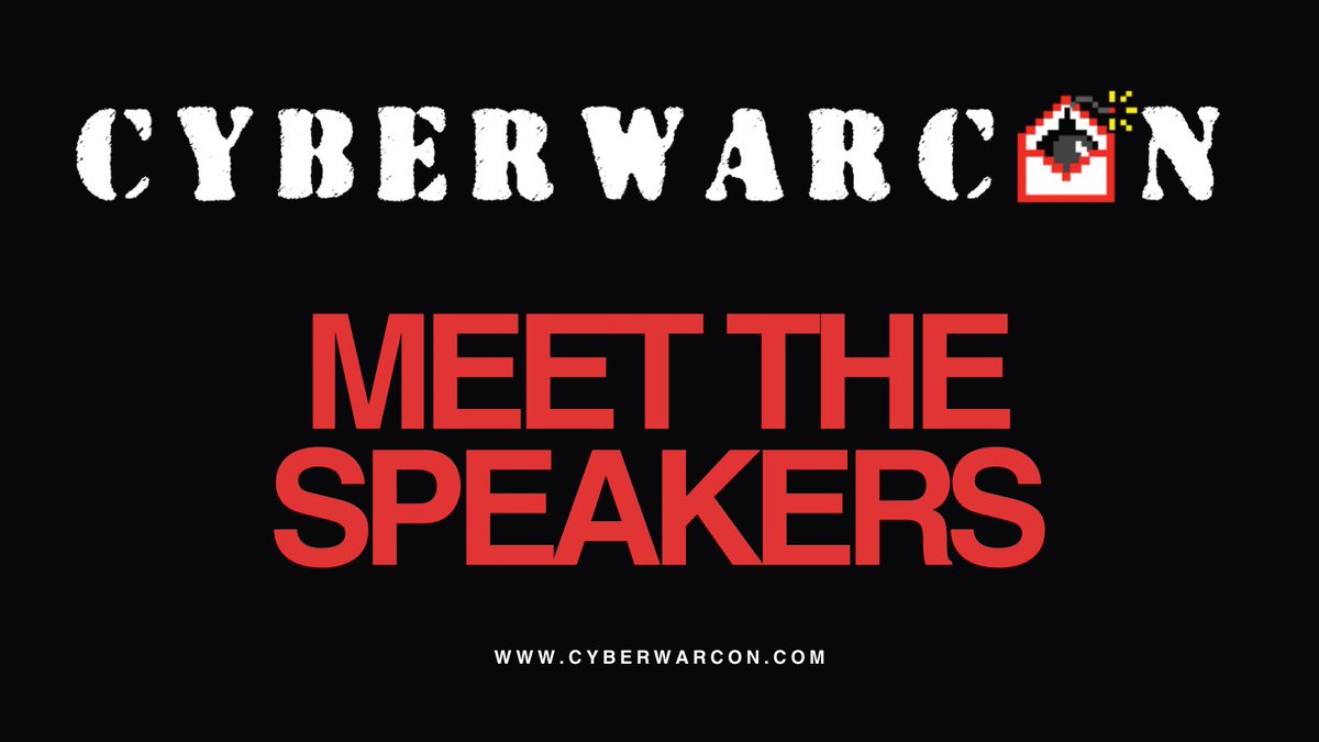 We are thrilled to announce this year’s #CYBERWARCON lineup! 🎉 The CFP board had a huge challenge selecting from an incredible collection of talks but we are certain we have put together a show you won’t want to miss. cyberwarcon.com/speakers-2023