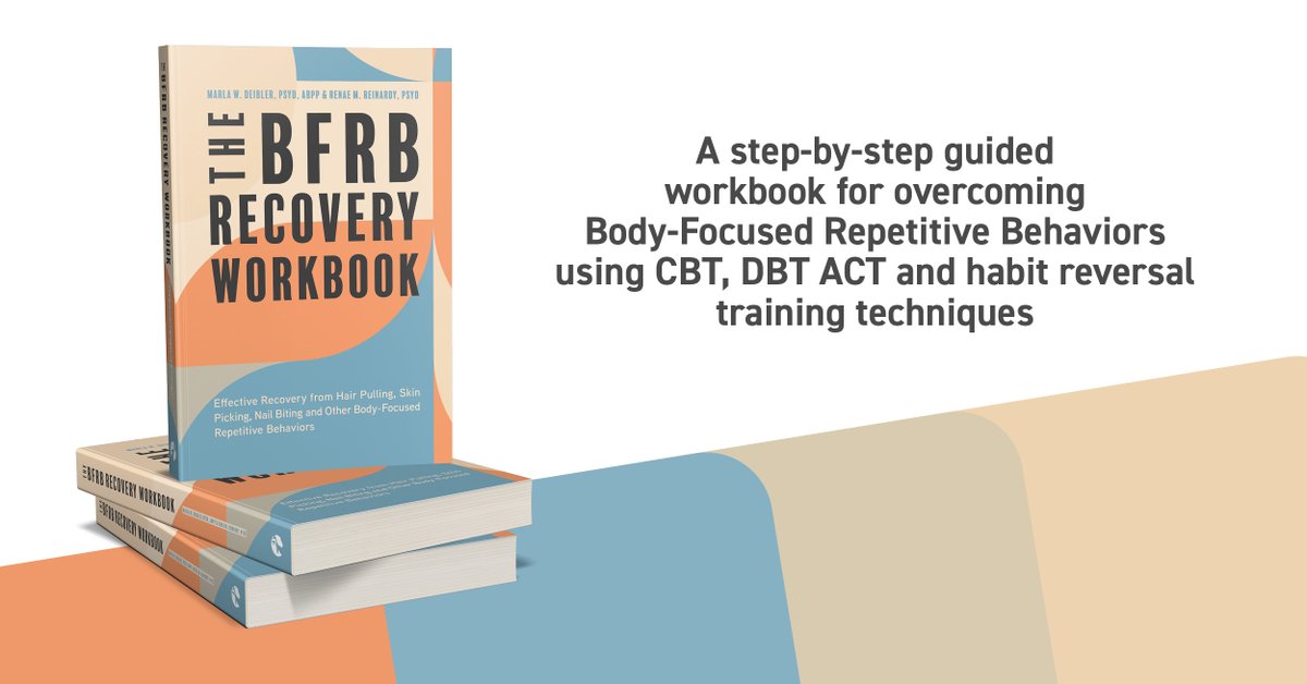 JKPBooks's tweet photo. It's #BFRBAwarenessWeek! The BFRB Recovery Workbook by @DoctorDeibler and Dr. Renae Reinardy provides evidence-based tools and up-to-date behavioral science.
Available Oct. 19. Preorder your copy today: https://t.co/ebJoYeyFzr
#BFRB #BFRBAwareness #trichotillomania https://t.co/pJxzXbuUM7
