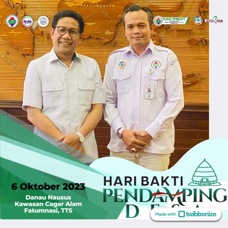 Mengabdi untuk memberdayakan masyarakat Desa di NUsantara
#HariPendampingDesa 
<a href="/jokowi/">Joko Widodo</a> 
<a href="/halimiskandarnu/">ABDUL HALIM ISKANDAR</a> 
@kemendespdtt 
<a href="/malik_haramain/">malikharamain</a> 
<a href="/imansyukri/">Iman Sukri</a> 
<a href="/taufikmadjid71/">IG : taufik.madjid</a> 
<a href="/iagusta1970/">Ivanovich Agusta</a>
@yusradaridesa 
@fachrilabalado 
<a href="/azzameldzikrie/">#SantriIndonesia</a> 
<a href="/tppkemendes/">TPP KEMENDES</a> 
<a href="/TppLampung/">TPPLampung</a>