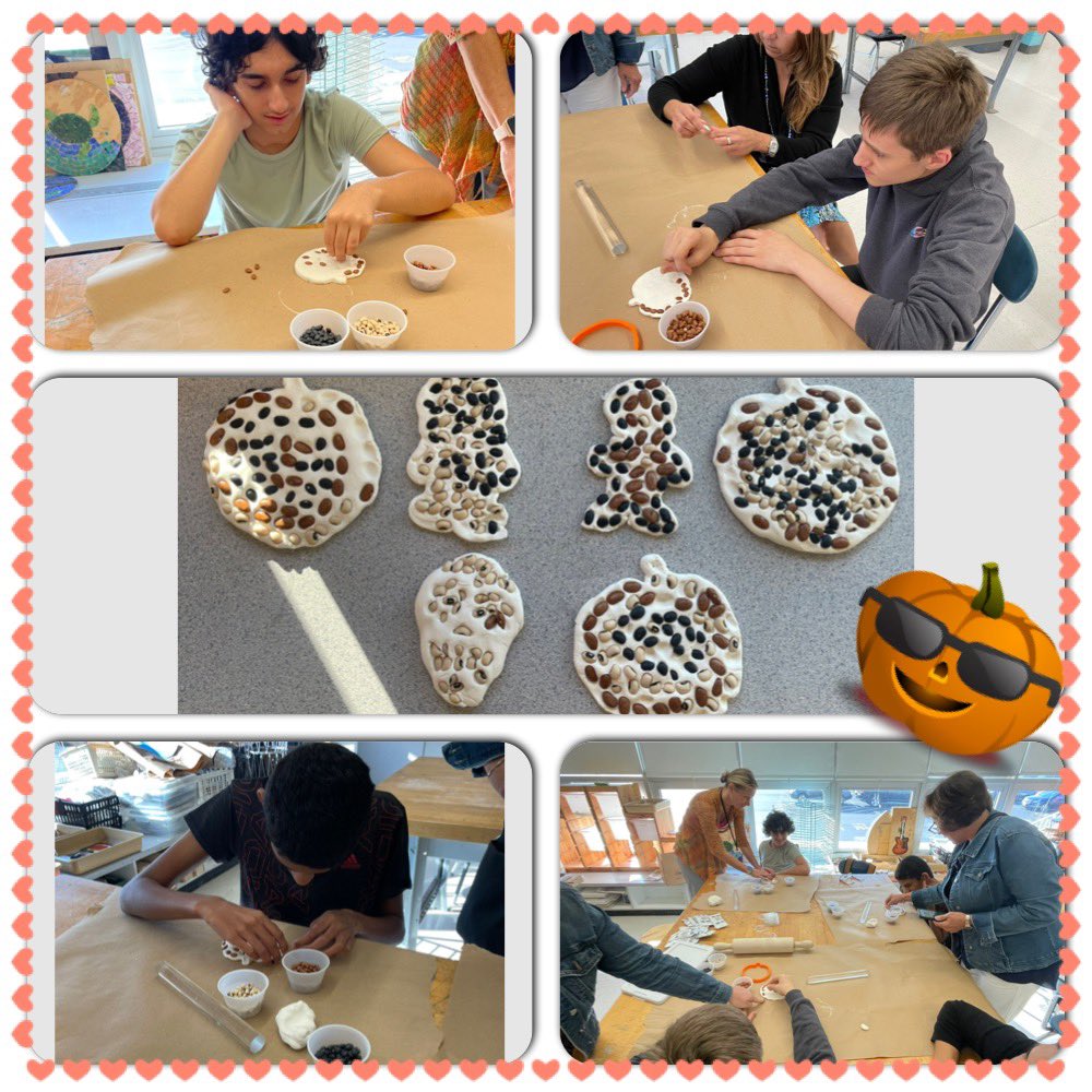 Dry bean mosaics with the ASD program! #AutismAwareness #artattheh #theregional