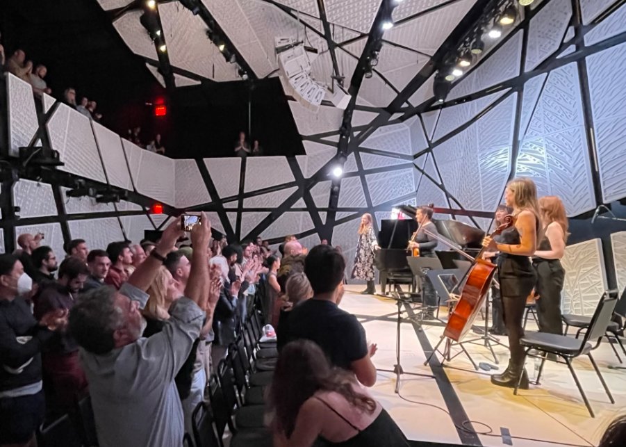 Stunning first concert in her US tour (eydis-evensen.com) by <a href="/eydis_evensen/">Eydís Evensen</a> at the <a href="/NationalSawdust/">National Sawdust</a>, Brooklyn.
