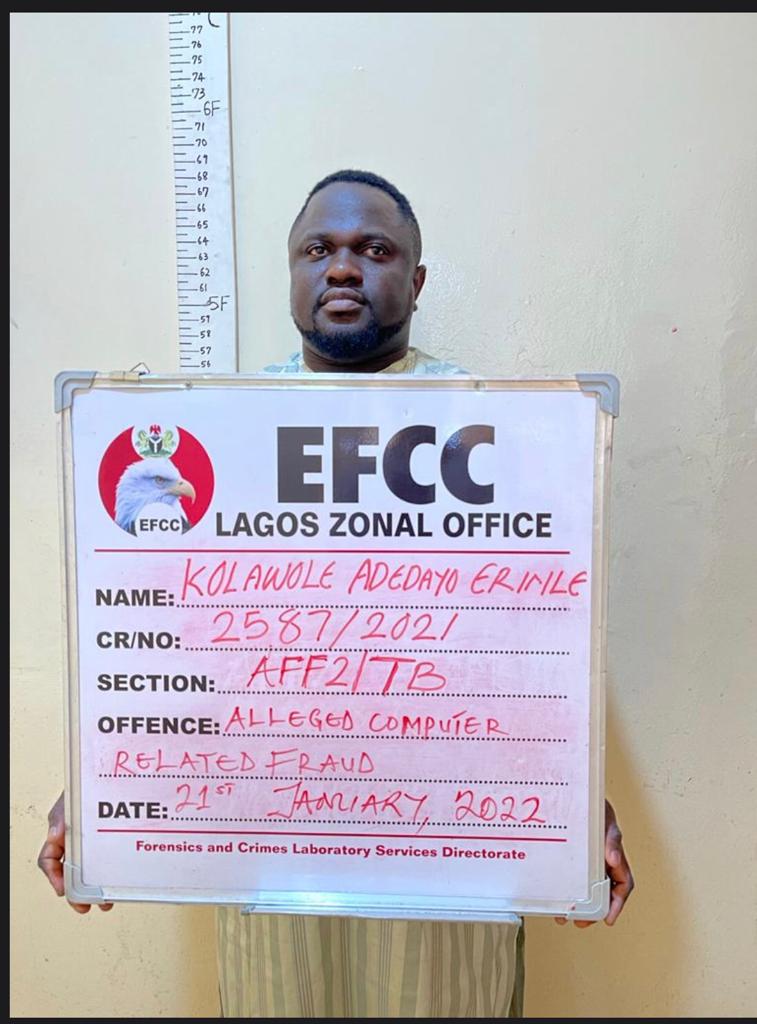 officialEFCC's tweet photo. Court Jails Ex-convict 12 Years For $1.4m Fraud in Lagos
Justice R. A. Osodi of the Special Offences Court sitting in Ikeja, Lagos has convicted and sentenced a businessman, Kolawole Erinle, to twelve(12) years imprisonment for $1.4m fraud.
Erinle and his company, Rinde-Remdex Nigeria Limited were first arraigned before Justice Oluwatoyin Taiwo of the Special Offences Court sitting in Ikeja, Lagos, on March 11, 2022.
Though he pleaded “not guilty”, the trial could not be concluded before the retirement of Justice Taiwo, thereby prompting the re-assignment of the case to Justice Oshodi.
He was subsequently re-arraigned on October 28, 2022, before Justice Oshodi on three-count charges bordering on conspiracy, retention of proceeds of criminal conduct, and obtaining money under false pretence to the tune of $1,410,000 (One Million Four-Hundred and Ten Thousand United States Dollars).
One of the charges reads: "Kolawole Adedayo Erinle and Edward Dada (still at large), sometime in 2019, at Lagos, within the jurisdiction of this Honourable Court, conspired to falsely represent yourselves as J.E. Dunn, a local construction company in America, with intent to gain monetary advantage in the sum of $1,410,000 (One Million Four-Hundred and Ten Thousand United States Dollars) by creating a fake domain name https://t.co/yddEU3chW2 and thereby committed an offence contrary to Section 8 of the Advance Fee Fraud and Other Related Offences Act No 14, 2006."
Another count reads: "Kolawole Adedayo Erinle, Rinde-Remdex Nigeria Limited and Edward Dada (still at large) on or about the 3rd day of May 2019, at Lagos, within the jurisdiction of this Honourable Court, retain the control of $1,410,000 (One Million Four-Hundred and Ten Thousand United States Dollars) in your Access Bank account, which sum you knew to be proceeds of various internet and cybercrime."
He, again, pleaded "not guilty" to the charges.
In the course of the trial, prosecution counsel, T.J. Banjo called four witnesses, through whom several documentary evidence were presented to prove the case against him and his company.
The prosecution also presented evidence to prove that Erinle was an ex-convict in the United States, US, for bank fraud.
Justice Oshodi had, on February 10, 2023, revoked the bail earlier granted to the defendant, following an application by the prosecution showing that he never perfected the bail conditions granted earlier by Justice Taiwo.
After the prosecution had closed its case, Erinle took to the dock to defend himself.
Led in evidence by his counsel, Lawal Pedro, SAN, he denied the allegations brought against him by the prosecution.
Under cross-examination by the prosecution, he admitted that he was indeed an ex-convict in the US, and spent 23 months in prison. He also expressed a change of mind to restitute his victim, saying, "I am sorry".
Delivering judgment on September 26, 2023, Justice Oshodi declared the defendant and his company guilty as charged and also held that the prosecution effectively proved the case against them beyond every reasonable doubt.
Justice Oshodi held that, as argued by the prosecution, Erinle, "spoofed the email address of the financial controller of J.E. Dunn, by faking the domain name of https://t.co/AihSdrIcgR to https://t.co/yddEU3chW2", an act which was "premeditated", so that "when KCUMB was about to pay J.E. Dunn, you provided Bank of America details in the name of E. Dada Autos, and after the wire transfer of $1,412,509.40 into it, in March 2019, you caused the money to be transferred in tranches of $850,000 and $460,000 into the second convict's account, which you also control".
The trial judge further held that “The evidence shows that you transferred the proceeds of your crime to your nominees, including your mother, and your wife, and also acquired vehicles and other properties captured in exhibit P to P1.
"I have considered the prosecution's submissions that you have a prior conviction for bank fraud in the United States of America, US.
"I have considered the fact that notwithstanding your prison term, which you have confirmed to me as sentencing for 23 months, you have not changed.
"I have considered the preceding as aggravating factors.
"You also told me that you are sorry, but I do not believe that you are genuinely remorseful, but you have said it.”
Thereafter, Justice Oshodi sentenced him to five years on count two, and 12 years on count three.
The sentences are to run concurrently from February 10, 2023, when he was remanded by the court.
The company, Rinde-Remdex Nigeria Limited, was fined N50 million and also ordered to be wound up by the Corporate Affairs Commission, CAC, with the proceeds forfeited to the Federal Government of Nigeria.
The convicts were also ordered to make restitution to the victim.
The Judge further ordered that all the properties and vehicles recovered from them by the EFCC be sold and applied as restitution to the victim through the FBI.
The funds standing to his credit as recovered by the EFCC, and the company, the court added, "shall be applied as restitution for the victim by the FBI; this is without prejudice for the prosecution and the victim to secure a full restitution."
Erinle’s journey to the Correctional centre started when he was arraigned on three-count charges bordering on defrauding the Kansas City University of Medicine and Biosciences, KCUMB, in the United States of about $1,412,509( One Million, Four Hundred and Twelve Thousand Dollars, Five Hundred and Nine cents). The matter went into full trial and he was convicted.