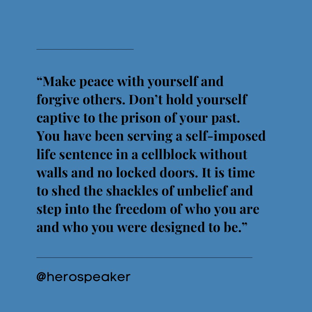 HeroSpeaker's tweet image. Something my mentor said to me a long time ago. Maybe you or someone you know needs to hear it.

#hardtruths #theheroeffect #makepeace #youhavewhatittakes #stepintoyourpower #youhaveachoice