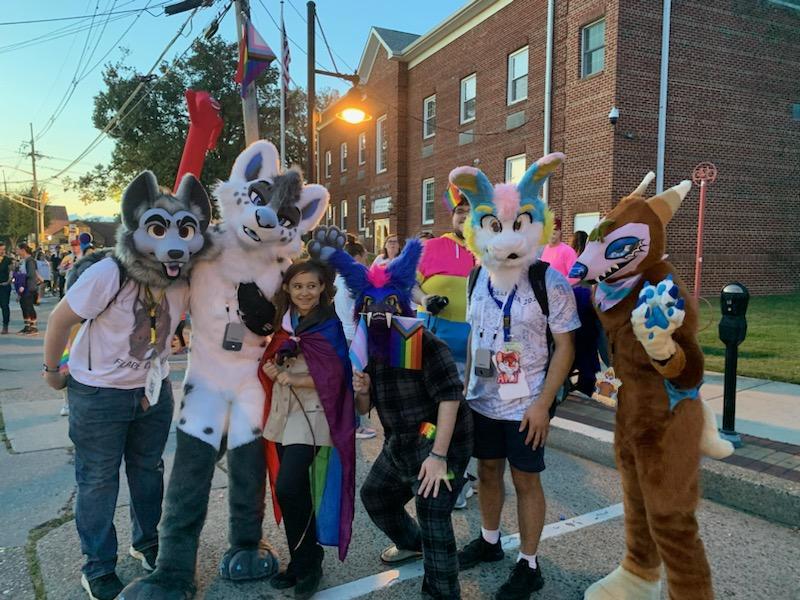 The furries were out in force fur #HTPride this year! It was a pawsome time and we thank @HaddonTwp for being so welcoming!