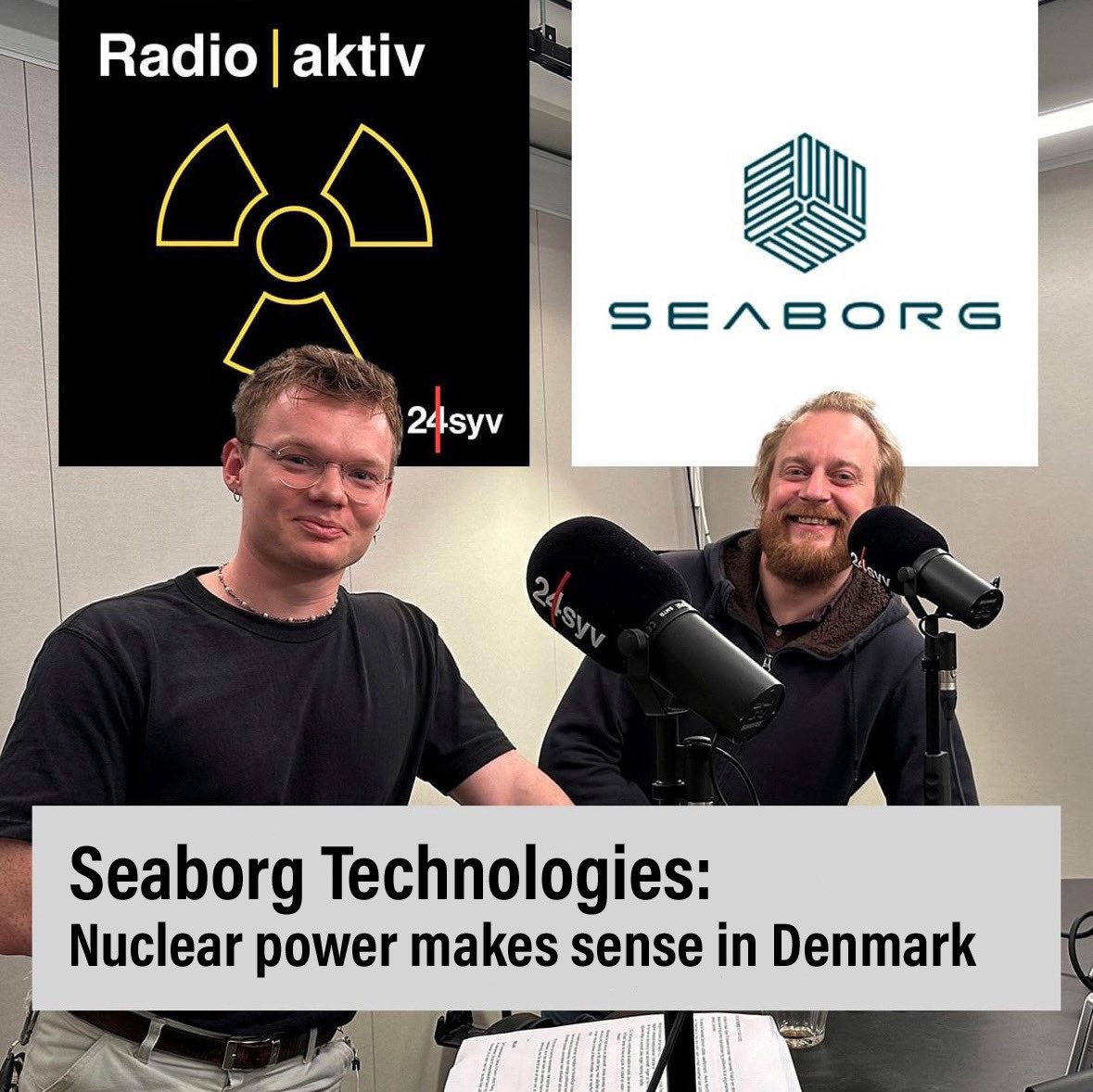 Nuclear makes sense in Denmark!

In today’s episode of Radioactive I had the pleasure of interviewing Troels Schönfeldt, chairman and co-founder of the danish molten salt reactor company @SeaborgTech

Political acceptance will pave the way for nuclear in Denmark!

A thread 🧵
1/8