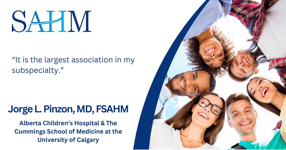 Who's the largest association in the #AdolescentHealth subspecialty? We are. Join 1,000 of your colleagues today; become a member of SAHM: bit.ly/44Qof8k

<a href="/UCalgary/">U Calgary</a> 

#AdolescentMedicine