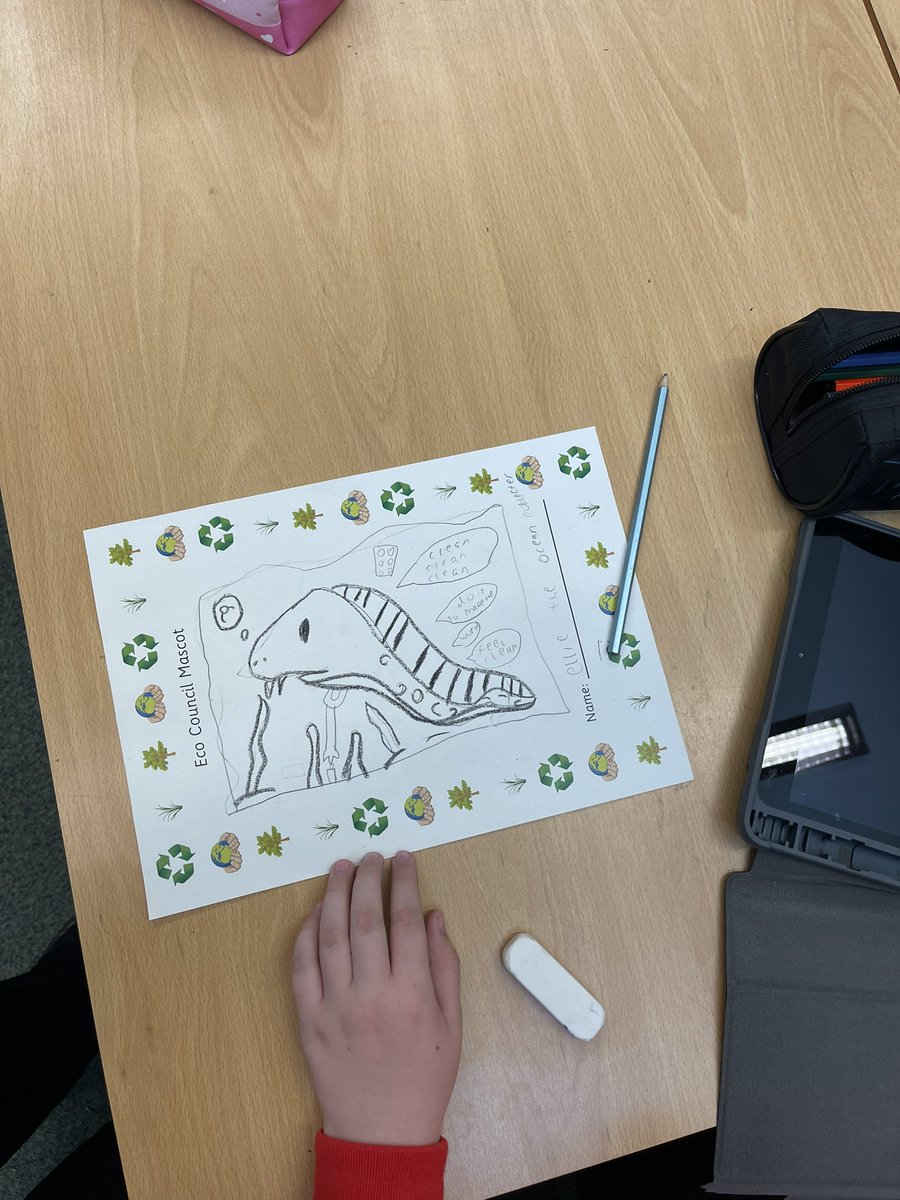 This week we started designing the new Hallglen Eco Mascot ♻️ 

We looked at animals beginning with the letter ’E’ and then decided what we would want as a mascot♻️ 

Miss Steele <a href="/EcoHps/">Hallglen Eco Council 🍃</a>  you are going to have a hard task picking a winner😅😅 <a href="/MissSteele_HPS/">Miss Steele</a>