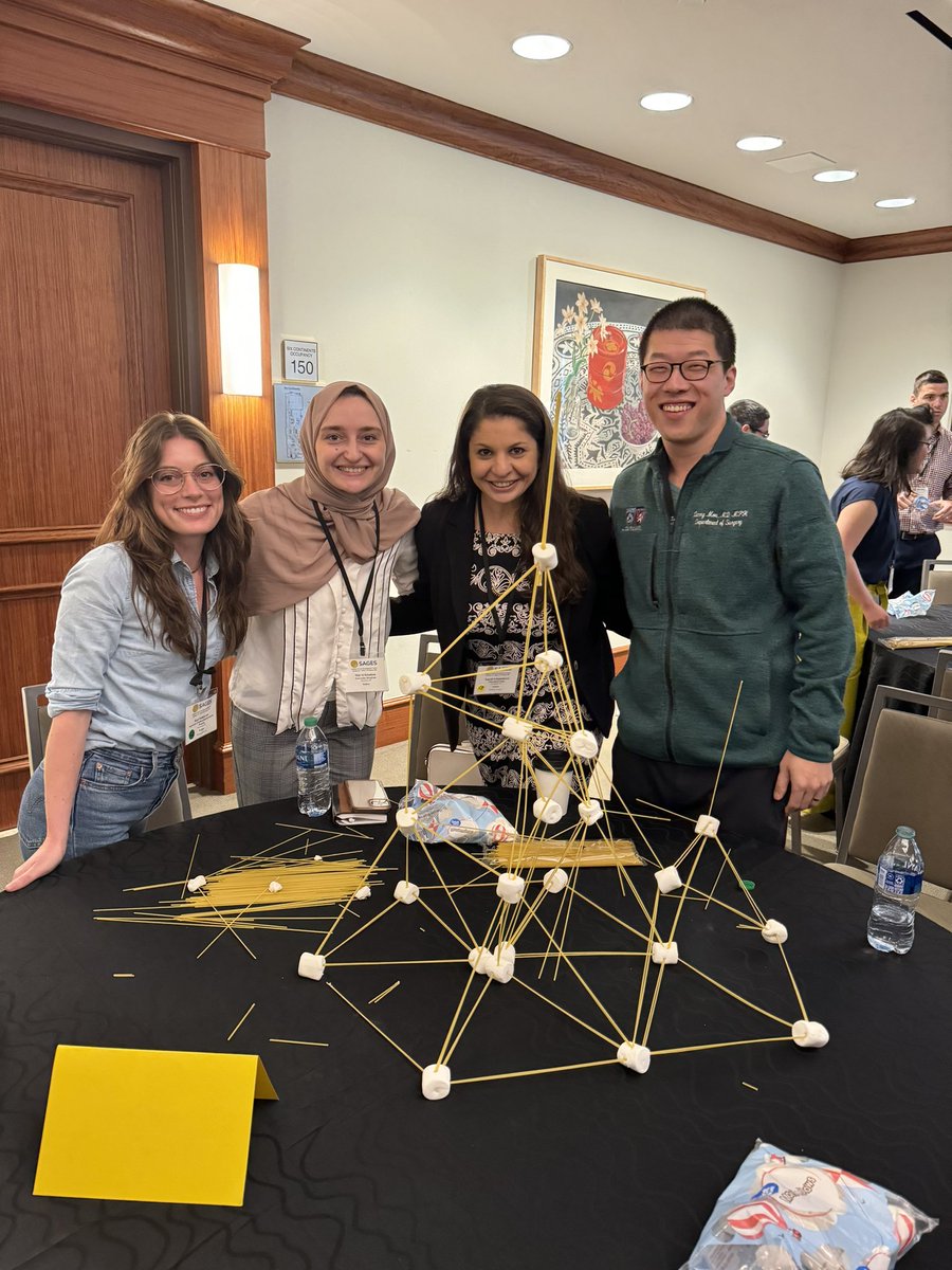 Great job working together at the <a href="/SAGES_Updates/">SAGES is in Tampa in 2026!</a> MIS fellows course first team building competition. Congratulations to the winners who built the tallest tower!!!