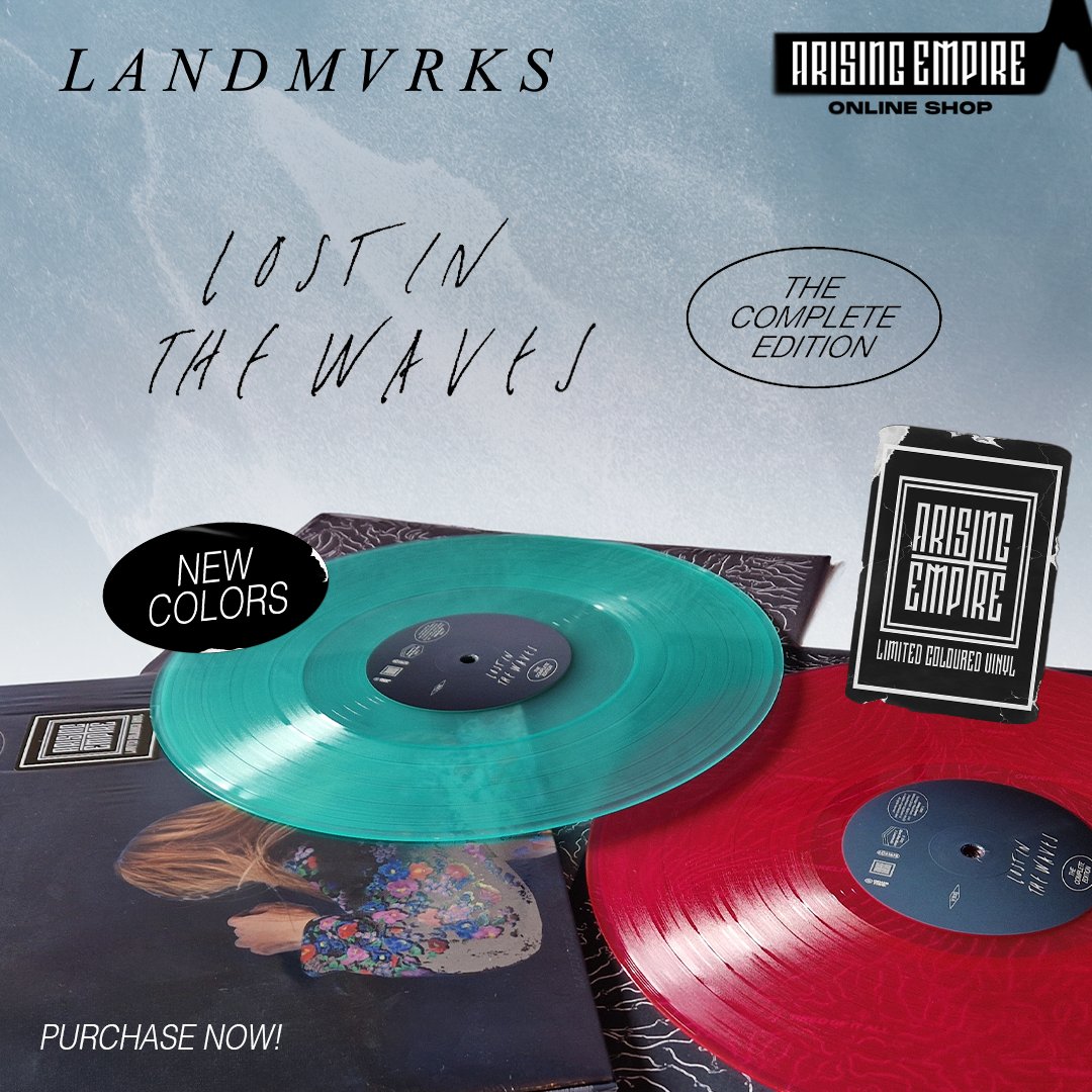 Lost In The Waves (The Complete Edition) 12' DO-LP - PINK/GREEN available now. arising-empire.shop/kuenstler/land…