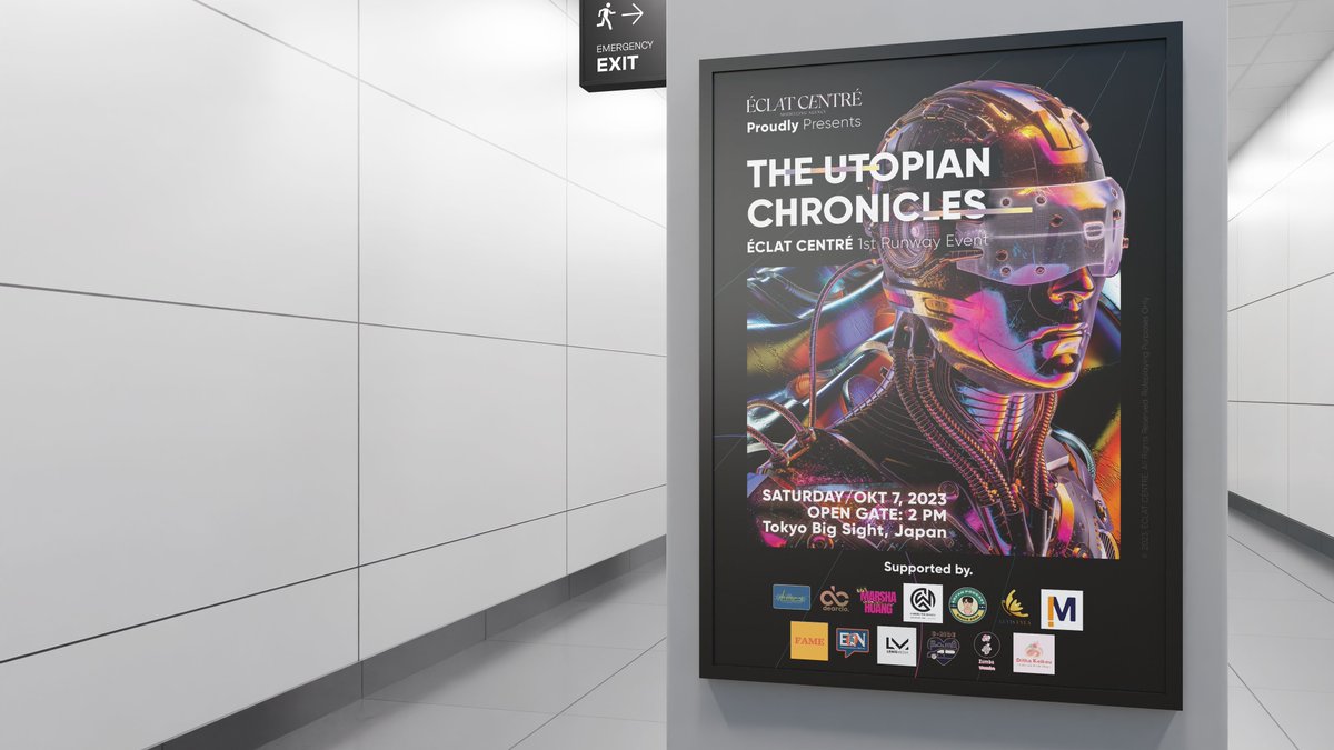 ㅤ

                         ÉCL𝘈T C𝘌NTRÉ ‌
          Presents The 1st Runway Event
            🪩 𝐓𝐡𝐞 𝐔𝐭𝐨𝐩𝐢𝐚𝐧 𝐂𝐡𝐫𝐨𝐧𝐢𝐜𝐥𝐞𝐬 🪬
         OCT 7, 2023  at Tokyo  Big  Sight

                    #UTOP1ANRUNWAY

ㅤㅤ