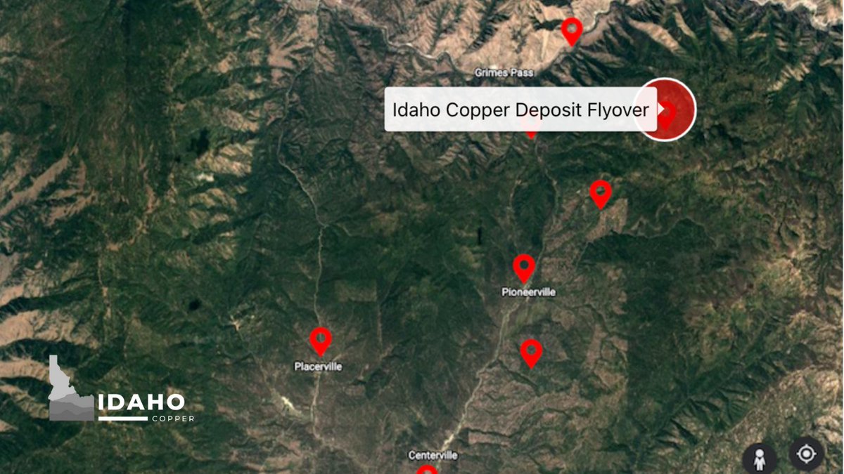 idahocoppercorp's tweet photo. Ever wondered what our CuMo deposit and the surrounding areas look like? Now you can take a virtual tour via our interactive map and enjoy an aerial view. 🌎
↳ https://t.co/jiKynVwqiA
$COPR #IdahoCopper #CuMoProject #mining #copper #juniormining #criticalmetals https://t.co/7zotN4nOUa
