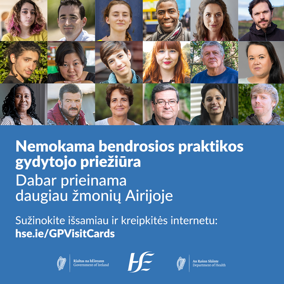 roinnslainte's tweet photo. Atsižvelgiant į jūsų aplinkybes, pajamas ir išlaidas, jums gali būti suteikta teisė gauti lėšų patikrintą apsilankymo pas bendrosios praktikos gydytoją kortelę. Sužinokite išsamiau ir kreipkitės internetu: https://t.co/g6mwLw9MwC #FreeGPCare #GPVisitCard @HSELive https://t.co/gL0ajzIhnU