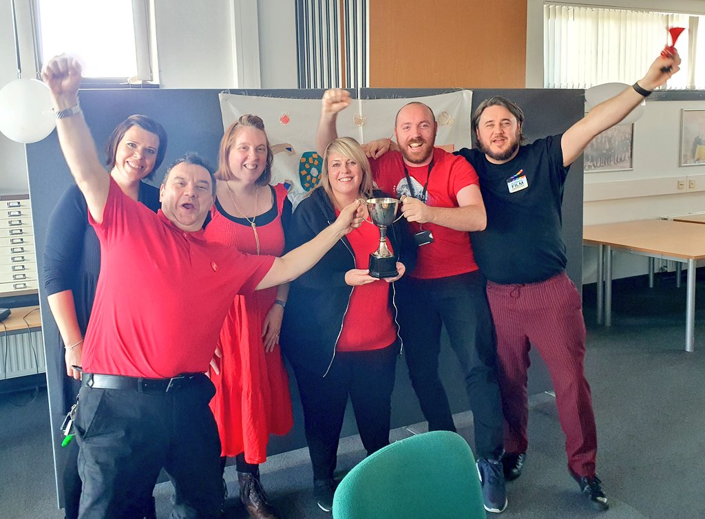 StMungosML's tweet photo. Close contest this year, but congratulations to team "we love Eurovision" who won the staff European day of languages quiz 👏🏼 https://t.co/N53Zz35Gy3
