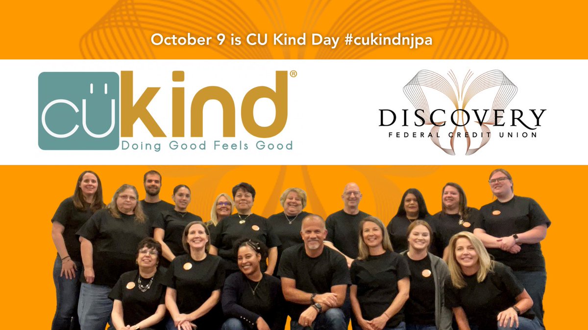 On Monday, October 9, the credit union will be closed. We’re joining credit unions across the country to give back to the communities that help make us who we are! We’re excited to participate in CU Kind Day at Helping Harvest Food Bank. #cukindnjpa