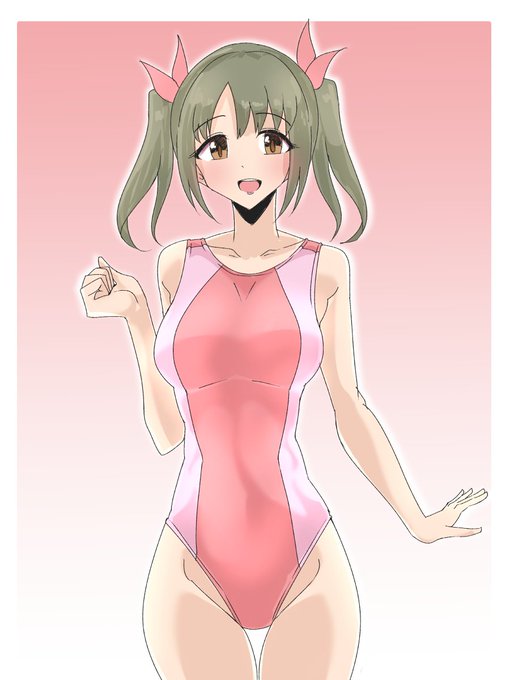 4枚目。競泳水着今井加奈。 