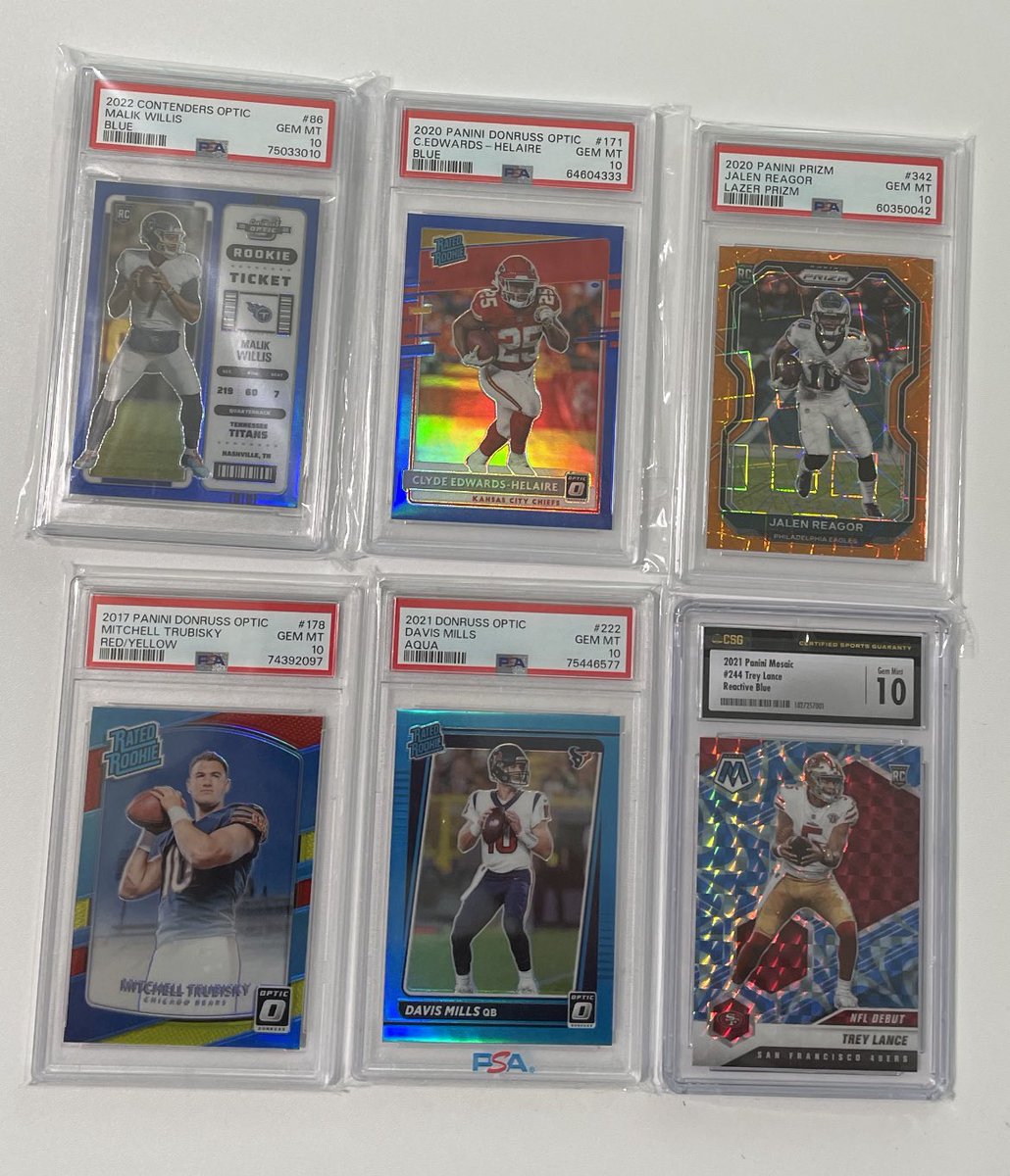 NFLCardFormula's tweet image. Anyone looking for GEM MT 10 Slabs??
Comment or DM for prices!

@sports_sell @HiveRetweets @TheHobby247 @HobbyRetweet_ @CardboardEchoes @ILOVECOLLECTIN1
@collectorconn19 @hobbyretweeters @Hobby_Connect @SportsCardHoby @CardHobbyRTs @CardsMotor @Nolacardtweets @GreyWorthy