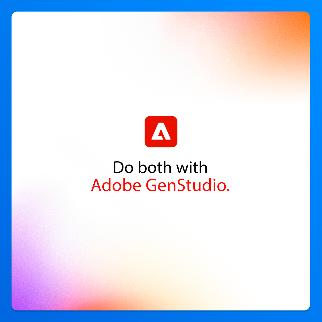 Simplify and maximize your content supply chain ✨at the same time✨ with Adobe GenStudio. Learn more about this end-to-end solution: adobe.ly/3Q6pjkq