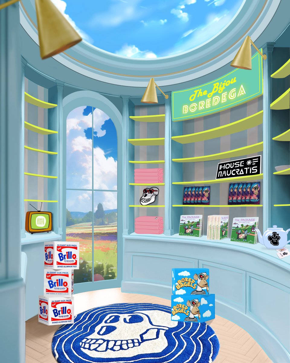 Welcome to 𝘛𝘩𝘦 𝘉𝘪𝘫𝘰𝘶 𝘉𝘰𝘳𝘦𝘥𝘦𝘨𝘢!

The newest corner of Reverie’s shop for IRL goods + more by #MadeByApes creators 

🤝 

There’s still some space on these shelves…wonder who else will find their way here? ✨

/

Featuring 🧵: