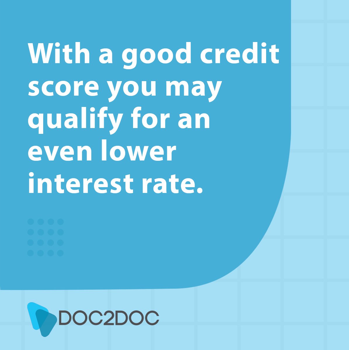 Perks of a fixed-rate #personalloan: 
• Know exactly how much you need to pay monthly.
• When interest rates rise, your #rate will not. 
• Personal loans often have lower #interest rates than #creditcards.

doc2doclending.com/2023/07/save-m…