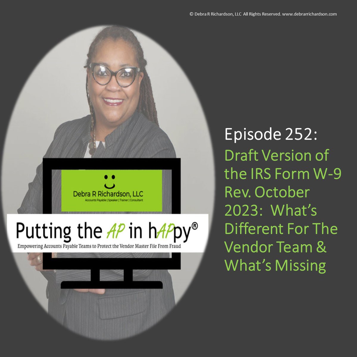 APinhAPpy's tweet image. Ah - after 5 revisions in 7 years - we've been happy since October 2018 the latest version of the W-9. Until Now. Listen: bit.ly/3soFPmh
#stayhappy #vendorprocess #vendormanagement #vendormasterfile #accountspayable #vendorsetup #puttingtheapinhapypodcast #podcast