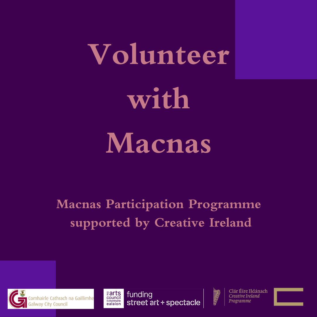 Want to climb aboard the Macnas-magic this year? Macnas are looking for fabulous volunteers to join us this October to bring a feast for the senses to the streets of Galway. Sounds up your street? Email volunteers@macnas.com for more information or apply through the link in bio.